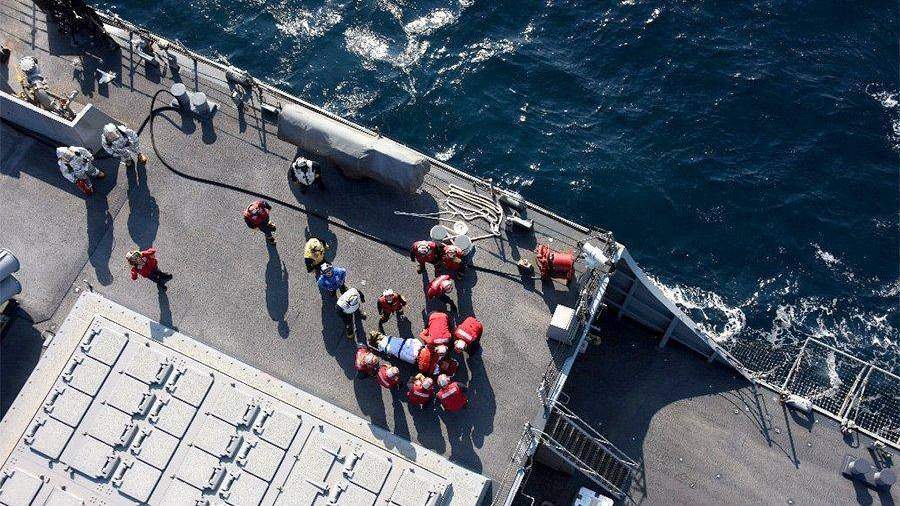 Найдены тела пропавших с американского эсминца моряков